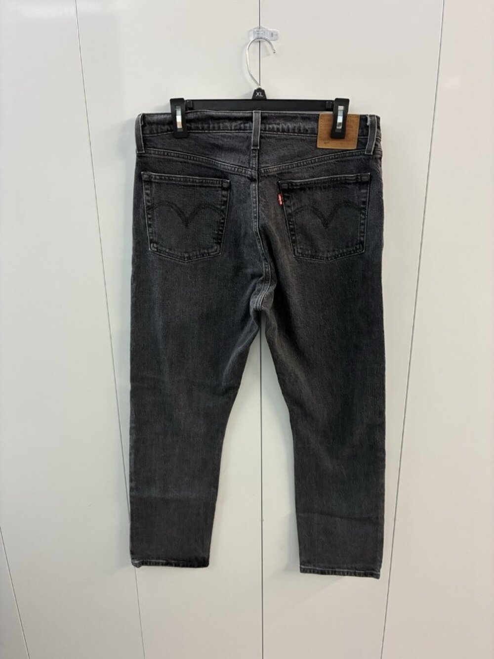 Levi's Premium 501 Big E Button-Fly Straight Leg Jeans Men's Size 31X28 Black